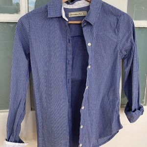 Abercrombie Striped Cotton Button-Up